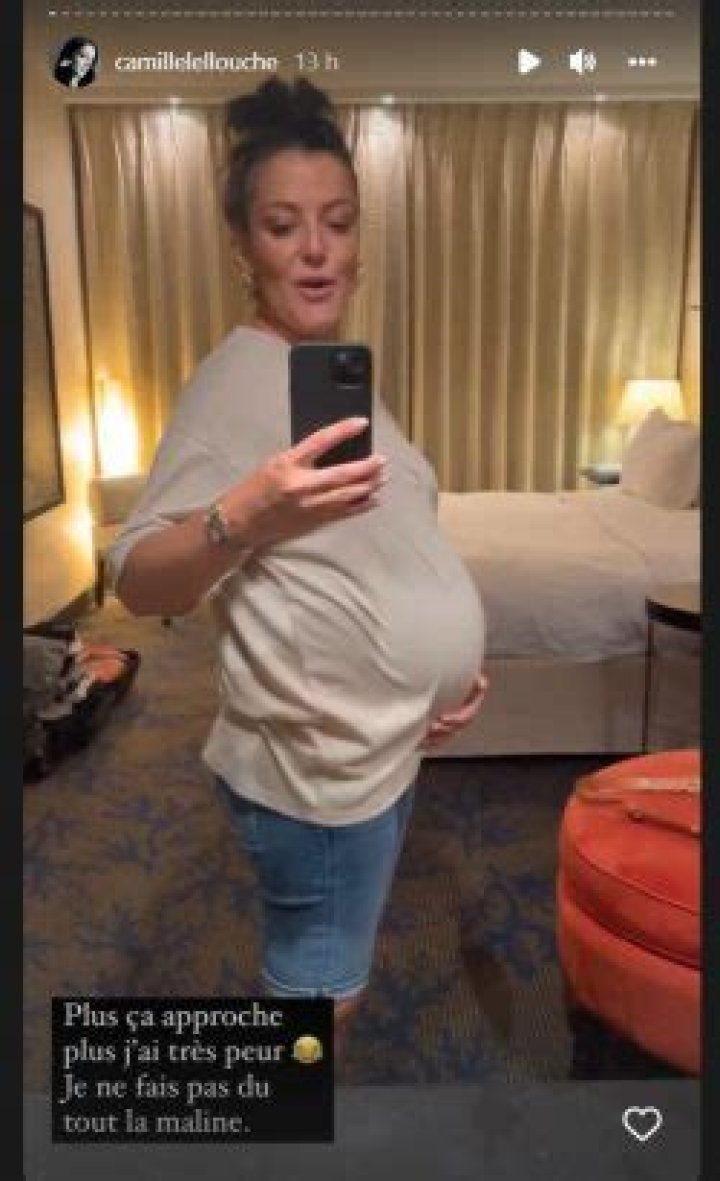 Camille Lellouche Enceinte De Qui