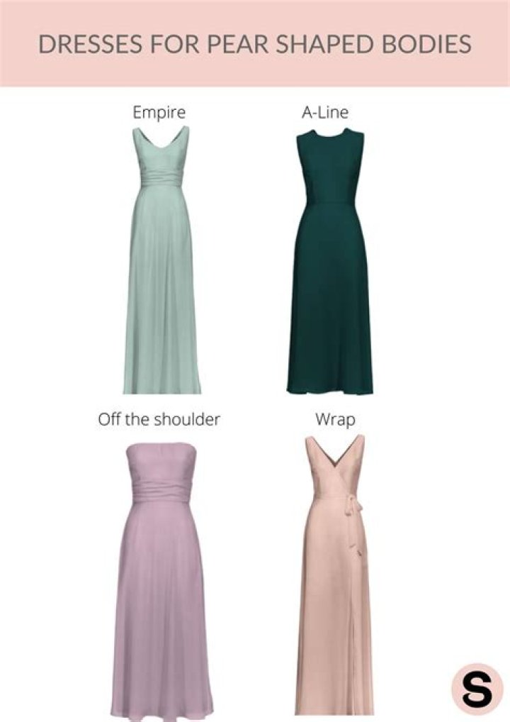 Perfect party dresses for pear shapes