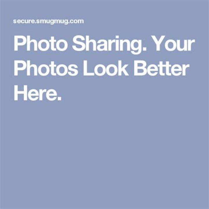 Photo Sharing. Your Photos Look Better Here.